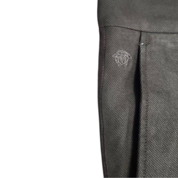 Versace Grey/brown Formal Trouser Pants 90% Cotton Size 38 Real Designer Line - Picture 5 of 8